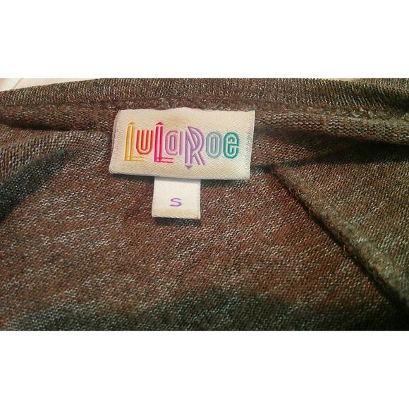 LuLaRoe Women's Small Brown Kimono - Picture 5 of 5